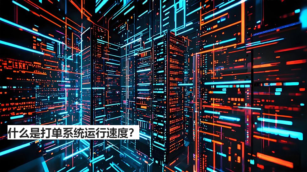 什么是打單系統(tǒng)運行速度？